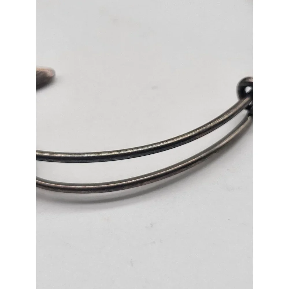 Alex & Ani Butterfly Charm Bangle Bracelet - Picture 4 of 8